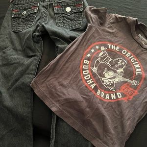 Tshirt & jeans outfit